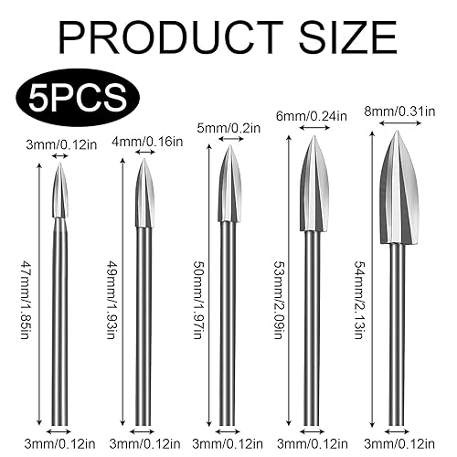 Fresa con gambo da 3 mm - Honorern