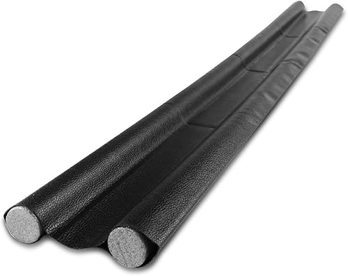 1 pezzo Paraspifferi 96 cm, Sottoporta Paraspifferi Prevenire Vento, Polvere, Insetti e Isolamento Acustico, Anti Spifferi Bianco Può Essere Tagliato a Misura per Porte Bianco Cotone Espanso - Honorern