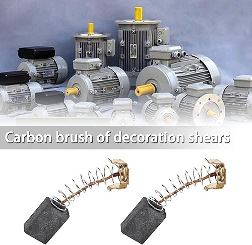2 paia di spazzole di carbone per macchina di taglio, 5 x 8 x 11 mm, HTA E109, compatibili con PWR500 PWR500hta - Honorern