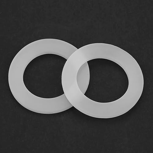 12 Pezzi Guarnizioni in Silicone Piatto, Guarnizione in Nylon Piatto 35 Mm Od Rondelle in Gomma o Ring Rondelle di Tenuta Kit Assortimento(1 inch) - Honorern