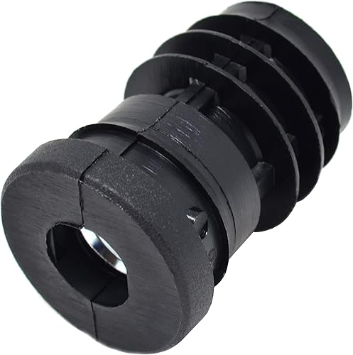 8 tappi filettati di regolazione per tubo rotondo con dado metallico inserito, Ø 25 mm, 1,5-2 mm, con filettatura interna M10 - Honorern