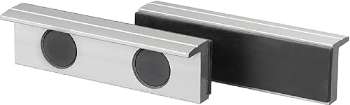 COPPIA DI COPRIGANASCE MAGNETICHE IN ALLUMINIO LUNGHEZZA 150 MM RIVESTITE IN GOMMA FERVI 0520/150G - Honorern