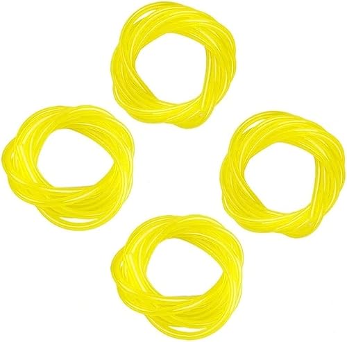 4 Pezzi Tubo del carburante Benzina, Diesel Tubo per Benzina con 4 Dimensioni Diverse, Gasolio Tubo Flessibile per decespugliatori tagliaerba motosega Tagliasiepi - Honorern