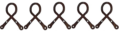 ARMONIE D'EPOCA ATTACCAGLIA per Quadri in Ferro BATTUTO (Scatola 5 PZ mm 65X65) - Honorern