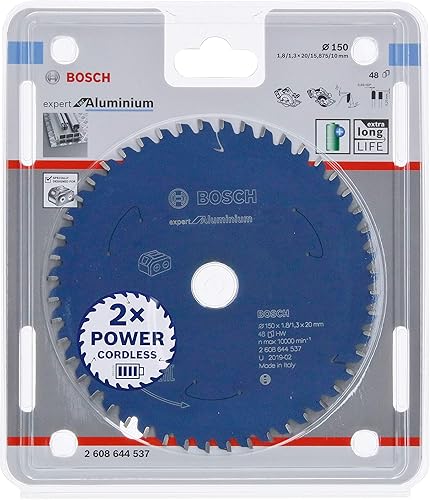 Bosch Professional Lama per sega circolare Expert for Aluminium (alluminio, 160 x 20 x 1.8 mm, 54 denti, accessorio per sega circolare a batteria) - Honorern