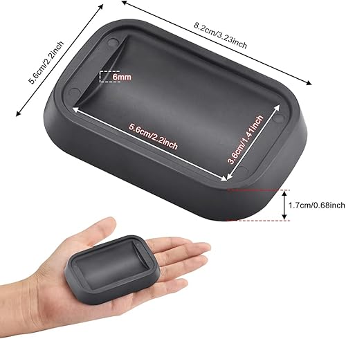 5 Pz Coppe Bloccaruote in Gomma per Mobili Tazze per Ruote in Gomma per Mobili Coppette per Rotelle Piano Caster Cups Protezioni per Pavimento Antiscivolo per Mobili Letto Divani e Sedie, Nero - Honorern