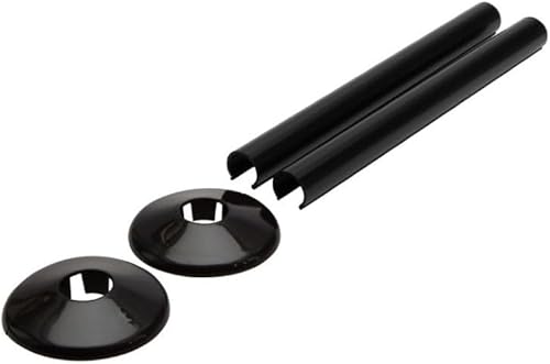 Copritubi e collari per radiatore Snappit - NERO - Honorern