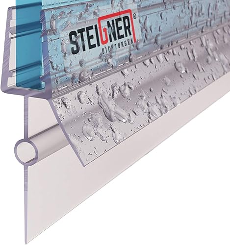 Guarnizione doccia, 50cm, per spessore vetro 5/6 mm, guarnizione dritta in PVC, UK22-06 - Honorern