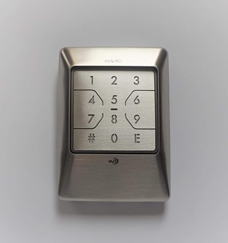 FAAC tastiera a codice xkpw - acciaio inox - radio - 868 mhz 404038 - Honorern