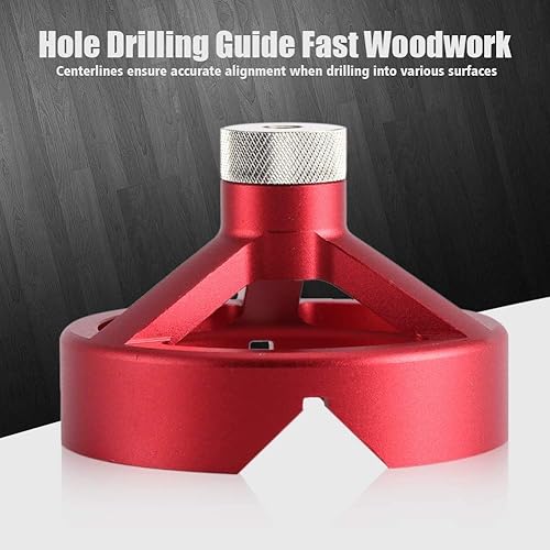 Guida per trapano da 6/7/8/9/10 mm, kit di maschere per guida per trapano per foratura verticale, strumento di centratura per la lavorazione del legno, set di dispositivi di perforazione verticale - Honorern