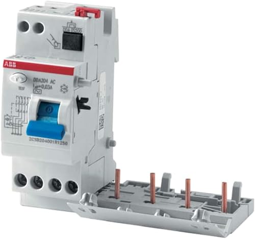 ABB DDA204 AC 40A 30MA BLOCCO DIFFERENZIALE 4P, bianco - Honorern