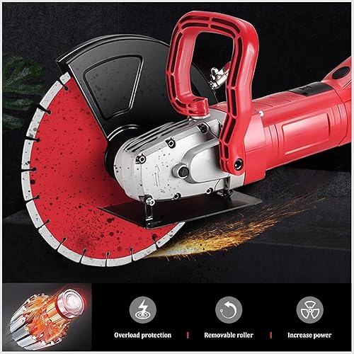 Sega Circolare,3200W Sega Elettrica 4300RPM,Sega Per Cemento Bagnato/asciutto Con Linea D'acqua Per Il Taglio Di Granito,Mattoni,Porcellana,Cemento Armato(Profondità Di Taglio:110MM,Lama:305MM) - Honorern