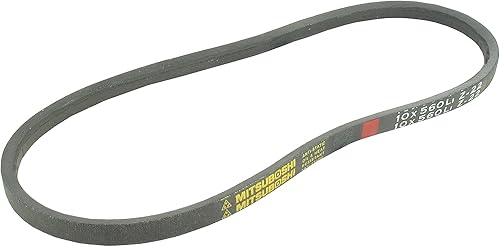 Greenstar - Z335 - Cinghia liscia serie Z (sezione 10 x 6 mm) Lunghezza esterna: 88 mm, Nero - Honorern