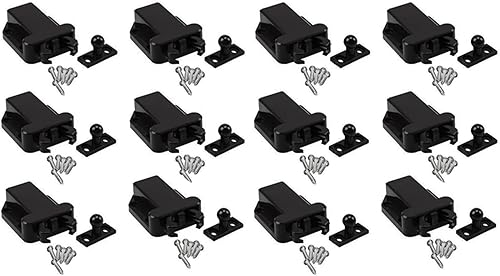 Confezione da 12 chiusure magnetiche a pressione non magnetiche per aprire, cassetto, armadietto, camera da letto - Honorern