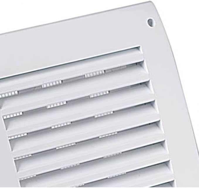 Griglia aerazione in plastica ABS Bianca 17x25 cm - Honorern