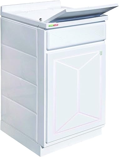 LAVATOIO IN RESINA 45X50X90 MOBILE+VASCA+ASSE RESINA+SIFONE( IN KIT DI MONTAGGIO) - Honorern