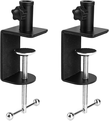 Forte Morsetti a Forma di C, PARFCO 2 Pezzi Morsetto di Apertura, Morsetti, Morsetto a Vite, Morsetto a C in Acciaio Inossidabile per Uffici, Testiera - Honorern