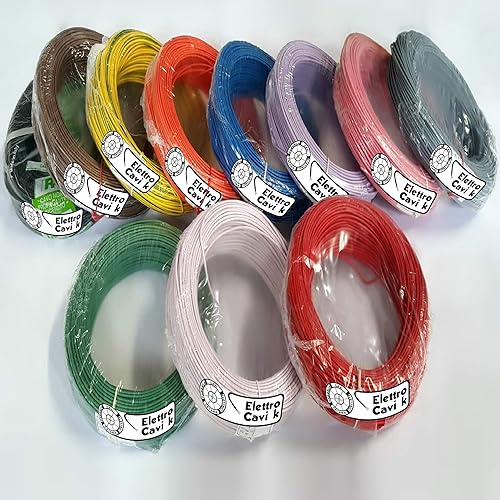 ® ELETTRO CAVI K - CAVO FS17 1x2,5 mm² COLOR NERO CPR CORDINA UNIPOLARE 10 METRI - Honorern