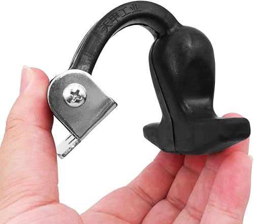 Tiardey 2 pz Elastico in Acciaio Inossidabile Gomma Cappuccio Cattura Flessibile T-Handle Hasp Gomma Flessibile Draw Fermi per Cassetta degli Attrezzi Carrello Motore del Veicolo - Honorern