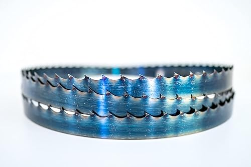 2 nastri per seghe in legno SBM per segherie mobili, 3200 x 27 x 0,9 mm, con distanza di 22 mm, sega a nastro - Honorern