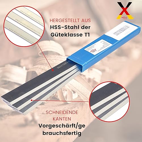 300 x 30 x 3 mm HSS lame per pialla richiudibili, 1 paio - Honorern