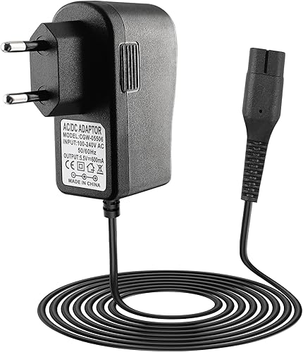 Xahpower 5,5V Caricatore per Karcher Window Vac, Cavo di Ricarica Compatibile con WV1, WV1 Plus, WV2, WV2 Plus, WV5, WV60, WV70 - Honorern