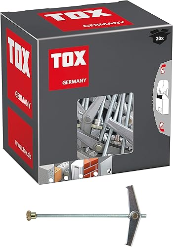 TOX 24100111 Tassello Ribaltabile a Molla Spagat M3 Scatola Piccola, 20 pz, Metallo - Honorern