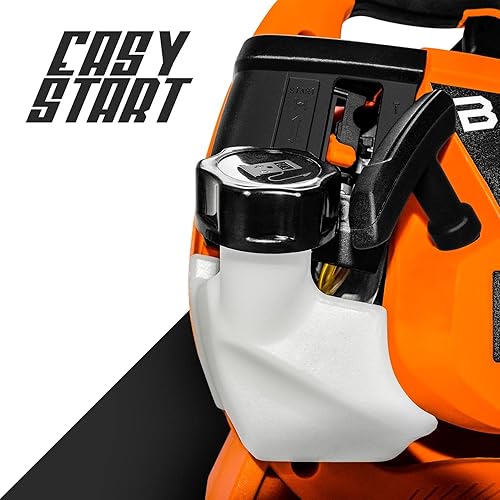 NIUP 26 - Soffiatore aspiratore 26cc trituratore di Foglie. Soffiatore 3in1 con Sacca di Raccolta da 40L. Motore a Scoppio 2 Tempi Euro V 7500 RMP - Honorern