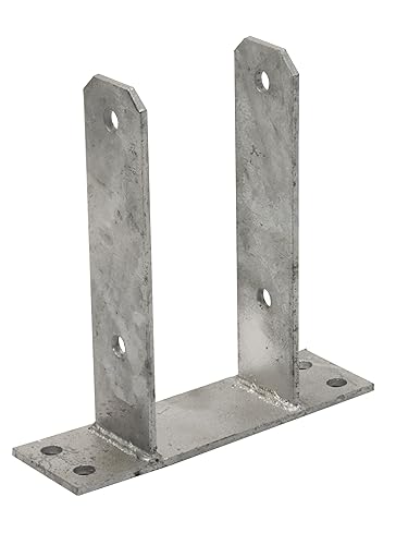 Staffa ad U per pali da 9 x 9 cm - al pezzo - Honorern