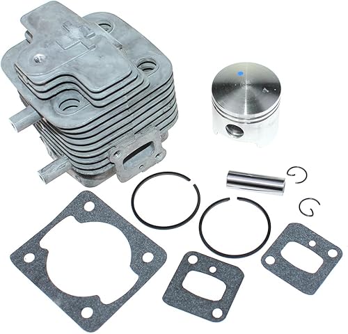 ICOOYO Kit cilindro pistone per Husqvarna 142R 142RB 142RJ 152R 152RB 152RJ 143R 153R Jonsered GC2042 GC2052 BP2052 - Honorern