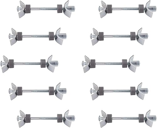 GEFONG Bulloni del Connettore del Piano di Lavoro M6 Lunghezza 100mm Acciaio Galvanizzato Mobili da Cucina Viti di Collegamento per Giunzione Bloccaggio e Fissaggio 10 Pezzi - Honorern