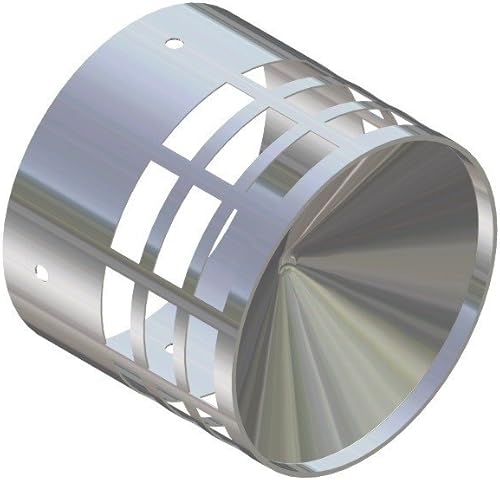 GRIGLIA SCARICO FUMI D.80 M. INOX - Honorern