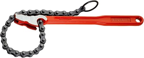 Rothenberger 107120000 Chiave a Catena Reversibile, 12', 300 mm, Rosso - Honorern