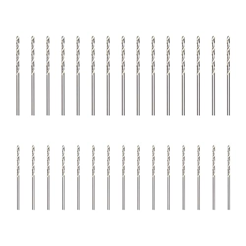 30 Pezzi Punte da Trapano Cobalto 1,5 mm 1mm HSS-CO Set Punte da trapano Professionali Punta Elicoidale per Legno, Acciaio Inossidabile, Metallo Alluminio, Ferro - Honorern