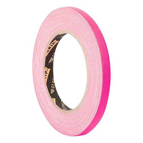 GT PRO Spike Tape rosa neon | Nastro in tessuto 10 mm x 25 m | Tape Art | Marcatura | Fai da te - Honorern