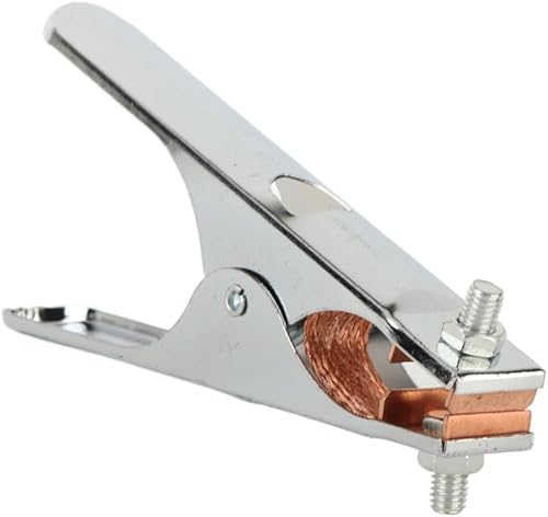 Terra Saldatura Morsetto, Elettrodi Per Pinza Di Massa Saldatrice Ottone A Shape Portaelettrodo Earth Clip Morsetto a Forma Cavo Messa Saldatore Manuale La Maggior Parte Delle Saldatrici 300A - Honorern