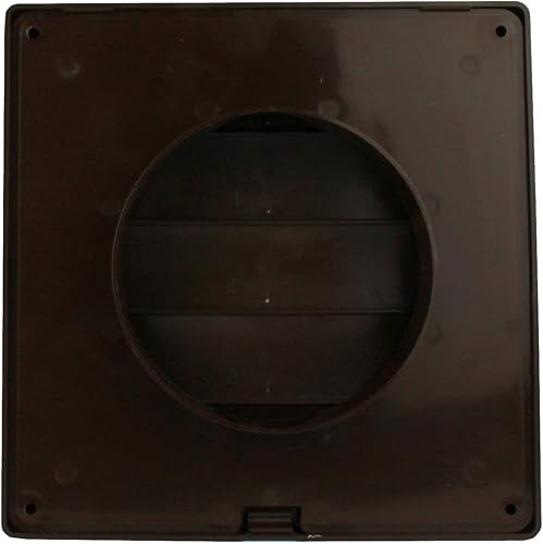 MKK Lamelle griglia di Ventilazione Mobile, Marrone, Ø 120 mm - Honorern