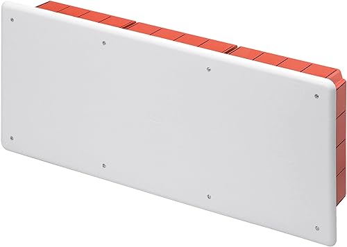 GEWISS - GW48010 - Cassetta Di Derivazione e Connessione - Per Pareti In Muratura - Con Guida Din - Dimensioni 516X202X90 - Coperchio Bianco Ral9016 - Honorern