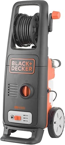 BLACK+DECKER Idropulitrice ad Alta Pressione BXPW1800XE con Patio Cleaner e Spazzola Fissa (1800 W, 135 bar, 440 l/h) - Honorern