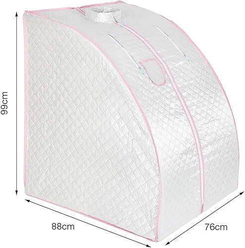 Sauna a infrarossi portatile, 1000 W, Sauna pieghevole cabina, a infrarossi, pieghevole, cabina termica, terapeutica Spa, tenda per sauna a vapore, 2 l, per soggiorno - Honorern