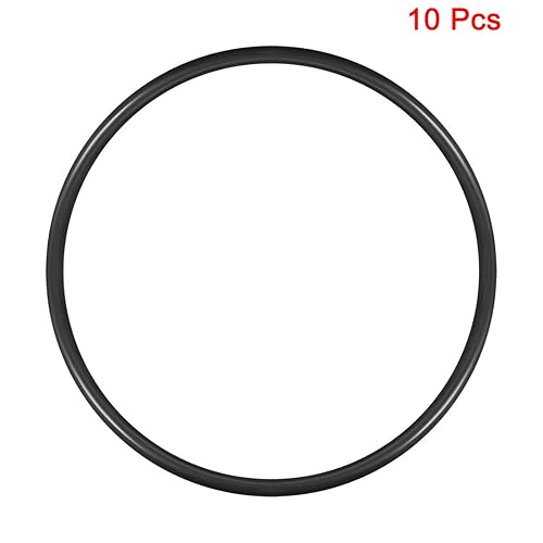 120mmx110mmx5mm Nitrile Gomma O-Ring, 10pz Metrico Meccanico Sigillatura Guarnizioni, Nero - Honorern
