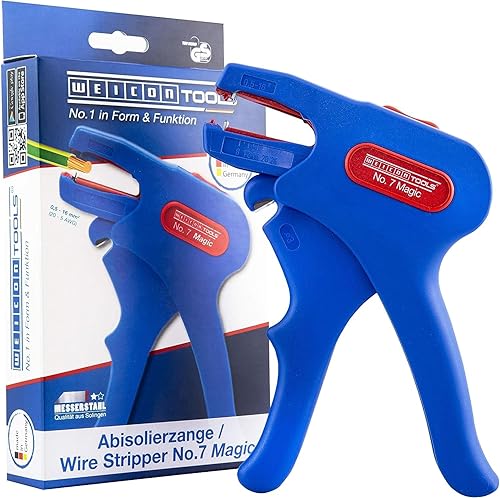 WEICON 51000007 51000007-Pinza spelafili No.7-R, Colore Blu/Rosso, Blue/Red - Honorern