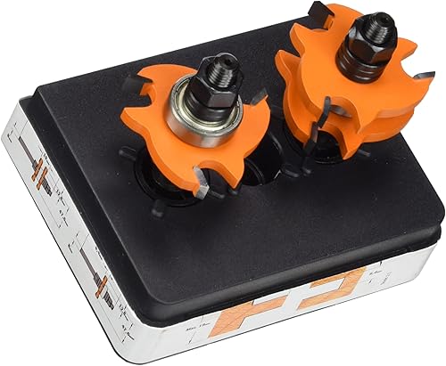 CMT 900.126.11 - Juego 2 fresas para juntas hm z3 s=8 d=47.6 - Honorern