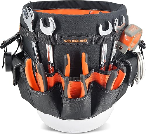 WELKINLAND Organizer per attrezzi da 5 galloni, supporto per secchio da 5 galloni, fodera per secchio, organizer per utensili, secchio per attrezzi, borsa per attrezzi, organizer per secchi, organizer - Honorern