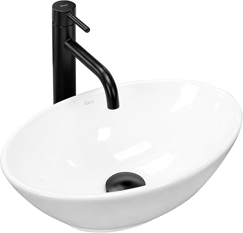 Lavabo da Appoggio Pamela Mini Lavandino bagno 400 x 270 x 145 mm Ceramica (Bianco) - Honorern