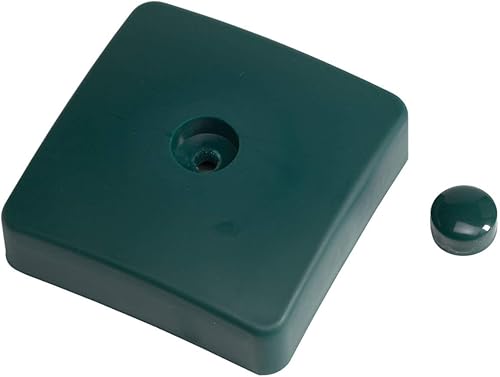 Premium PVC - Copertura per pali 90 x 90 mm, colore: rosso, per legno squadrato 9 x 9 cm, in plastica - Honorern