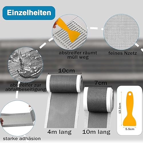 Jadesiegel 2Pezzi Filtro Scarico Doccia(7 * 10CM & 10 * 10CM) Raccogli Capelli Doccia,Retina per Scarico Doccia Capelli con Spatola di Plastica,Filtro Doccia Capelli - Honorern