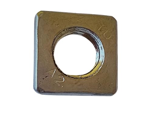 Dadi quadrati (forma bassa) - Dado (tutte le dimensioni e quantità M2 - M2,5 - M3 - M4 - M5 - M6 - M8 - M10) - DIN 562 - Acciaio inox A2 (V2A) - Dado singolo - M2 1000 pezzi - Honorern