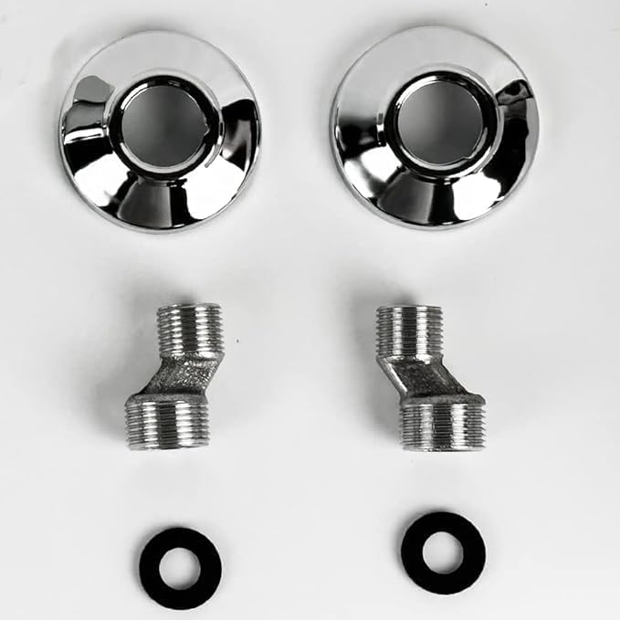 Rubinetto a parete da cucina miscelatore monocomando, Regolazione Acqua Calda e Fredda, Girevole a 360° - Honorern