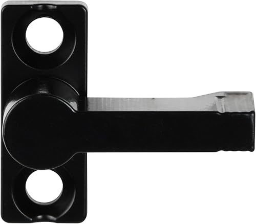 Chiavistello girevole con 4 posizioni di bloccaggio, nero, serratura per porta e armadio - Honorern